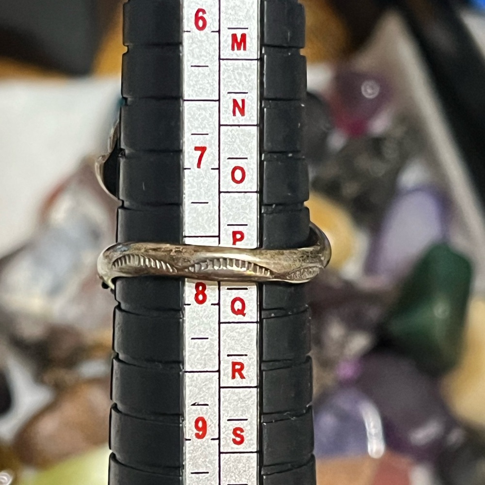 RB Sterling Native American Turquoise Ring - Picture 10 of 14